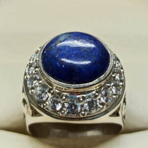 Lapis Lazuli Women’s Lattice Ring