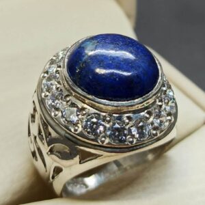 Lapis Lazuli Women’s Lattice Ring