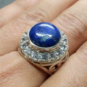 Lapis Lazuli Women’s Lattice Ring