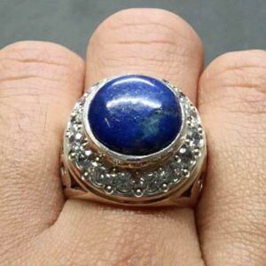 Lapis Lazuli Women’s Lattice Ring