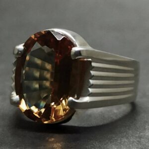 Handmade 12 carat oval cut Alexandrite men’s ring in Sterling Silver 925 with 14k and 18k gold options, featuring a lab-created color-changing gemstone