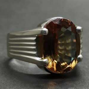 Handmade 12 carat oval cut Alexandrite men’s ring in Sterling Silver 925 with 14k and 18k gold options, featuring a lab-created color-changing gemstone