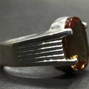 Handmade 12 carat oval cut Alexandrite men’s ring in Sterling Silver 925 with 14k and 18k gold options, featuring a lab-created color-changing gemstone