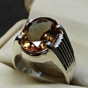 Handmade 12 carat oval cut Alexandrite men’s ring in Sterling Silver 925 with 14k and 18k gold options, featuring a lab-created color-changing gemstone