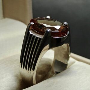 Handmade 12 carat oval cut Alexandrite men’s ring in Sterling Silver 925 with 14k and 18k gold options, featuring a lab-created color-changing gemstone