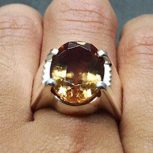 Handmade 12 carat oval cut Alexandrite men’s ring in Sterling Silver 925 with 14k and 18k gold options, featuring a lab-created color-changing gemstone
