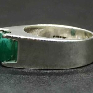 Emerald Cut Panjsher Emerald Men’s Ring