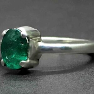 Zambian Emerald Women’s Solitaire Ring