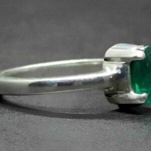 Zambian Emerald Women’s Solitaire Ring
