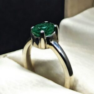 Zambian Emerald Women’s Solitaire Ring