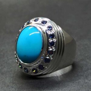 Neshapuri Feroza Sterling Silver 925 Ring