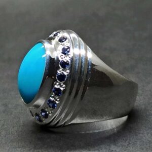 Neshapuri Feroza Sterling Silver 925 Ring