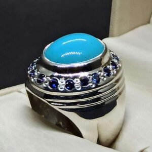 Neshapuri Feroza Sterling Silver 925 Ring