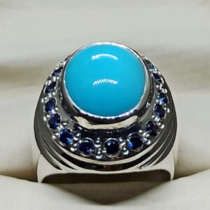 Neshapuri Feroza Sterling Silver 925 Ring