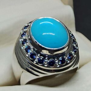 Neshapuri Feroza Sterling Silver 925 Ring