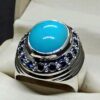 Neshapuri Feroza Sterling Silver 925 Ring