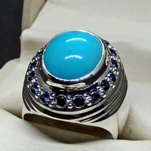 Neshapuri Feroza Sterling Silver 925 Ring