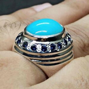 Neshapuri Feroza Sterling Silver 925 Ring