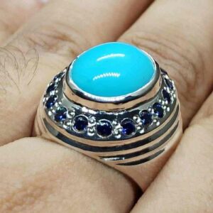 Neshapuri Feroza Sterling Silver 925 Ring