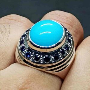 Neshapuri Feroza Sterling Silver 925 Ring