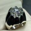 8 Carat Moissanite Men’s Star Shape Ring