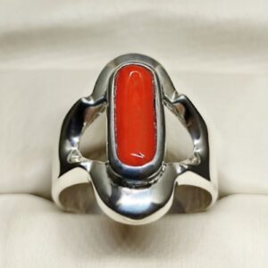 Australian Red Coral Women’s Elegant Ring