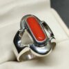 Australian Red Coral Women’s Elegant Ring