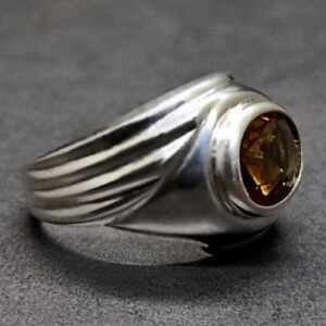 Handmade 3 carat oval cut Alexandrite men’s ring in Sterling Silver 925 with 14k and 18k gold options, featuring a lab-created color-changing gemstone