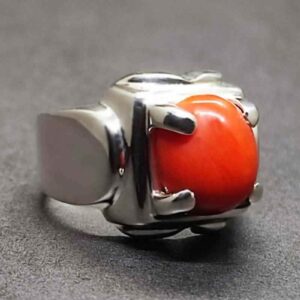 Australian Red Coral Men’s Heavy Ring