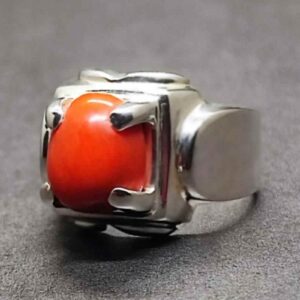Australian Red Coral Men’s Heavy Ring