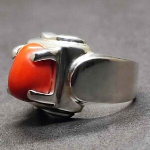 Australian Red Coral Men’s Heavy Ring