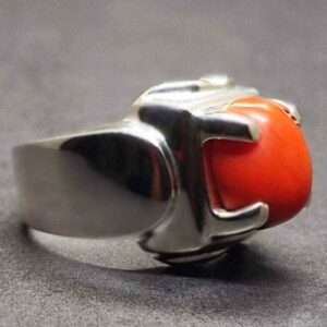 Australian Red Coral Men’s Heavy Ring