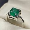2 Carat Zambian Emerald Women’s Engagement Ring