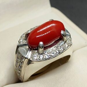 7 Carat Australian Red Coral Women’s Ring