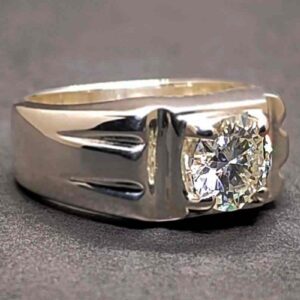 2 Carat Moissanite Men’s Elegant Ring