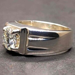 2 Carat Moissanite Men’s Elegant Ring