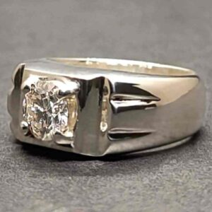 1 Carat Moissanite Men’s Elegant Ring