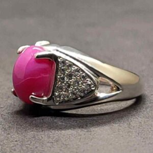 6 Carat Star Ruby Womens Ring