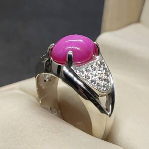6 Carat Star Ruby Womens Ring