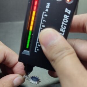 2 Carat Ceylon Blue Sapphire Floral Pendant