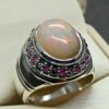 6 Carat Fire Opal Women Ring