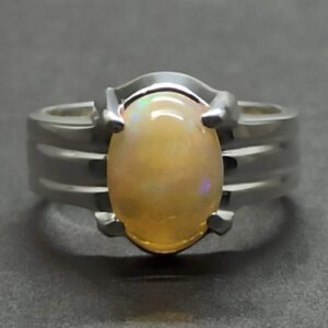 3 Carat Fire Opal Women Ring