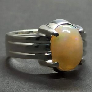3 Carat Fire Opal Women Ring