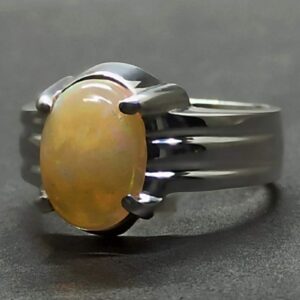 3 Carat Fire Opal Women Ring