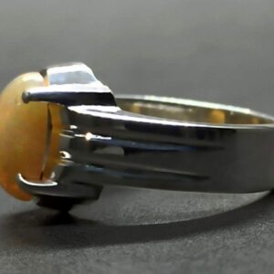 3 Carat Fire Opal Women Ring