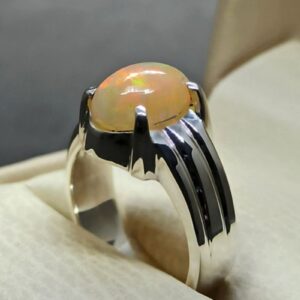 3 Carat Fire Opal Women Ring
