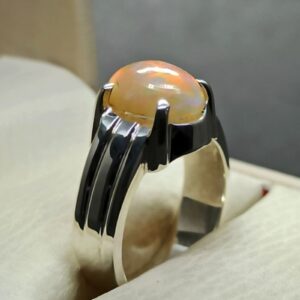 3 Carat Fire Opal Women Ring