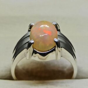 3 Carat Fire Opal Women Ring