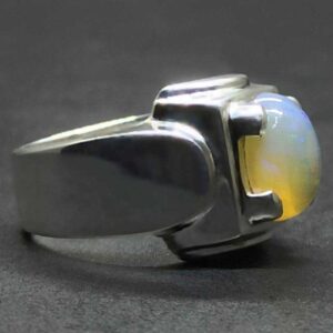 3 Carat Fire Opal Mens Ring