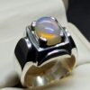 3 Carat Fire Opal Mens Ring